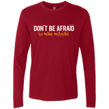 T-Shirts Cardinal / Small Don_t Be Afraid To Make Misteaks Men's Premium Long Sleeve