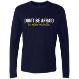 T-Shirts Midnight Navy / Small Don_t Be Afraid To Make Misteaks Men's Premium Long Sleeve