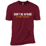 T-Shirts Cardinal / X-Small Don_t Be Afraid To Make Misteaks Men's Premium T-Shirt