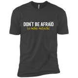 T-Shirts Heavy Metal / X-Small Don_t Be Afraid To Make Misteaks Men's Premium T-Shirt