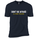 T-Shirts Midnight Navy / X-Small Don_t Be Afraid To Make Misteaks Men's Premium T-Shirt