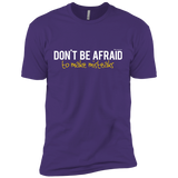 T-Shirts Purple Rush/ / X-Small Don_t Be Afraid To Make Misteaks Men's Premium T-Shirt