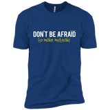 T-Shirts Royal / X-Small Don_t Be Afraid To Make Misteaks Men's Premium T-Shirt