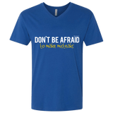 T-Shirts Royal / X-Small Don_t Be Afraid To Make Misteaks Men's Premium V-Neck