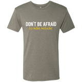 T-Shirts Venetian Grey / Small Don_t Be Afraid To Make Misteaks Men's Triblend T-Shirt