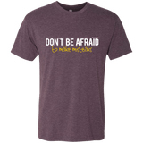 T-Shirts Vintage Purple / Small Don_t Be Afraid To Make Misteaks Men's Triblend T-Shirt
