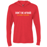 T-Shirts Vintage Red / X-Small Don_t Be Afraid To Make Misteaks Triblend Long Sleeve Hoodie Tee
