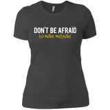 T-Shirts Heavy Metal / X-Small Don_t Be Afraid To Make Misteaks Women's Premium T-Shirt