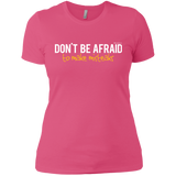 T-Shirts Hot Pink / X-Small Don_t Be Afraid To Make Misteaks Women's Premium T-Shirt
