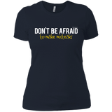 T-Shirts Midnight Navy / X-Small Don_t Be Afraid To Make Misteaks Women's Premium T-Shirt