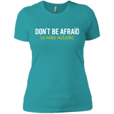 T-Shirts Tahiti Blue / X-Small Don_t Be Afraid To Make Misteaks Women's Premium T-Shirt