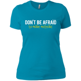 T-Shirts Turquoise / X-Small Don_t Be Afraid To Make Misteaks Women's Premium T-Shirt