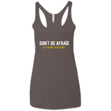 T-Shirts Macchiato / X-Small Don_t Be Afraid To Make Misteaks Women's Triblend Racerback Tank