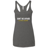 T-Shirts Premium Heather / X-Small Don_t Be Afraid To Make Misteaks Women's Triblend Racerback Tank