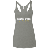 T-Shirts Venetian Grey / X-Small Don_t Be Afraid To Make Misteaks Women's Triblend Racerback Tank
