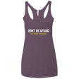 T-Shirts Vintage Purple / X-Small Don_t Be Afraid To Make Misteaks Women's Triblend Racerback Tank