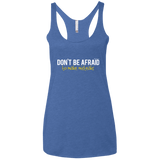 T-Shirts Vintage Royal / X-Small Don_t Be Afraid To Make Misteaks Women's Triblend Racerback Tank