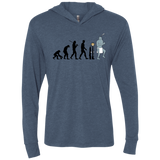 T-Shirts Indigo / X-Small Don't Call Me Shorty Triblend Long Sleeve Hoodie Tee