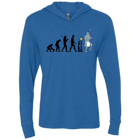 T-Shirts Vintage Royal / X-Small Don't Call Me Shorty Triblend Long Sleeve Hoodie Tee