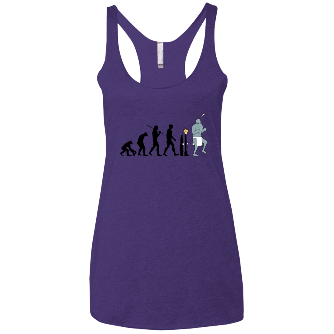 T-Shirts Purple / X-Small Don't Call Me Shorty Women's Triblend Racerback Tank