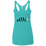 T-Shirts Tahiti Blue / X-Small Don't Call Me Shorty Women's Triblend Racerback Tank