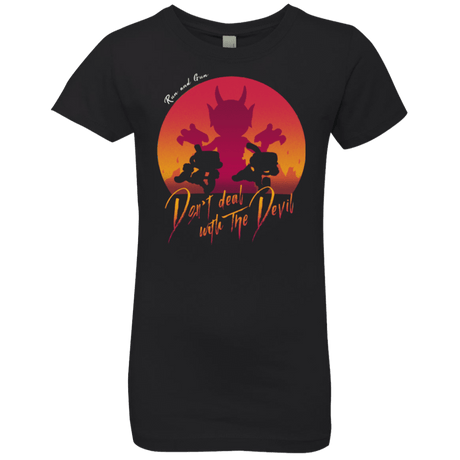 T-Shirts Black / YXS Don't deal with the Devil Girls Premium T-Shirt