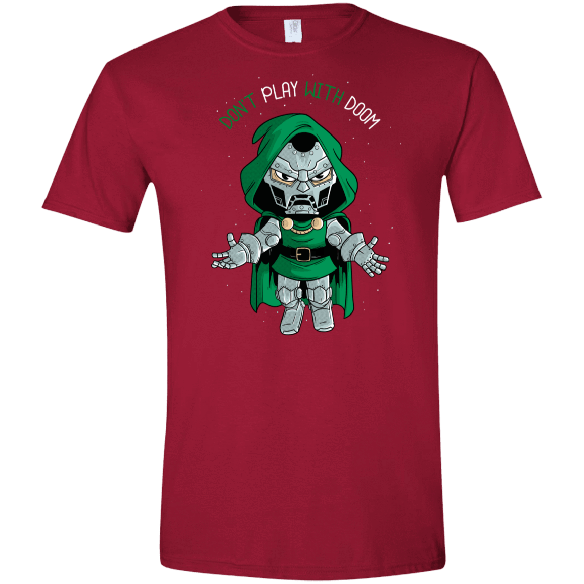 T-Shirts Cardinal Red / S Don't Play With Doom Men's Semi-Fitted Softstyle