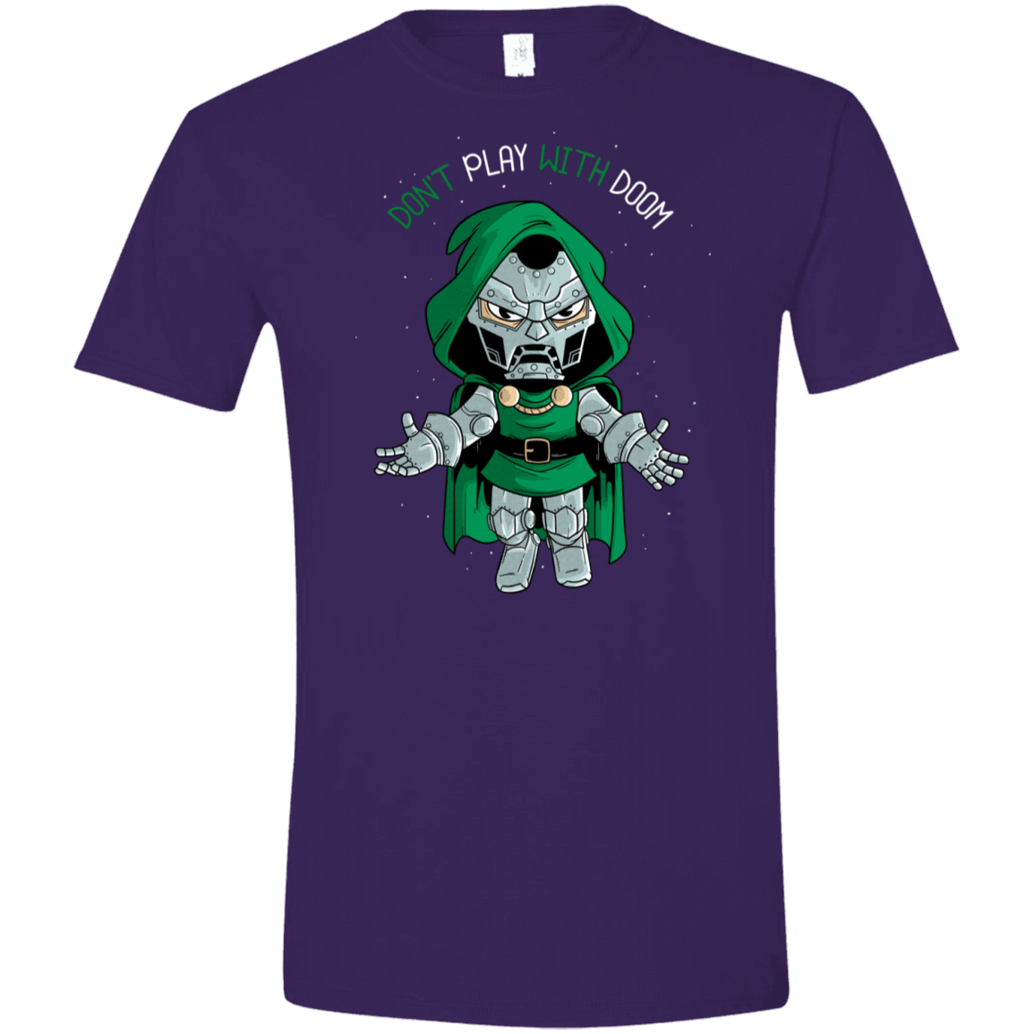 T-Shirts Purple / S Don't Play With Doom Men's Semi-Fitted Softstyle