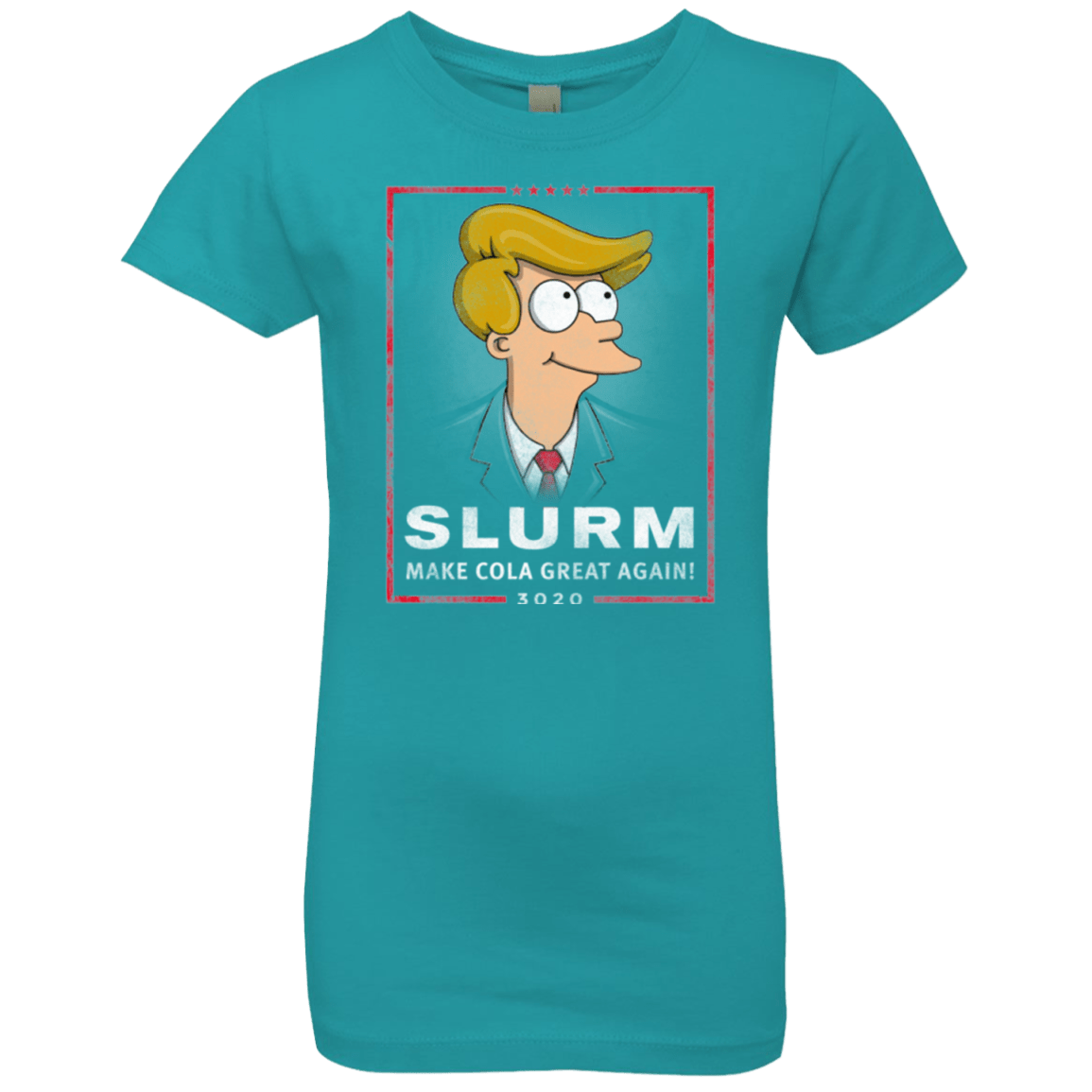 T-Shirts Tahiti Blue / YXS Donald J Fry Elect Girls Premium T-Shirt