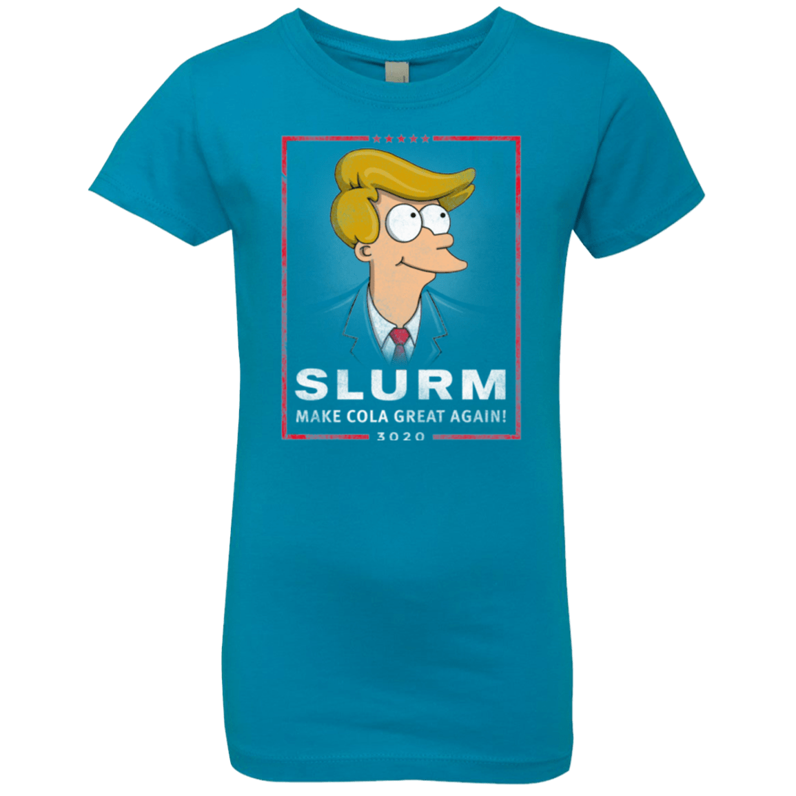 T-Shirts Turquoise / YXS Donald J Fry Elect Girls Premium T-Shirt