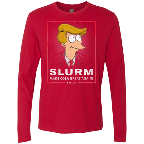 T-Shirts Red / Small Donald J Fry Elect Men's Premium Long Sleeve