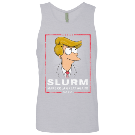 T-Shirts Heather Grey / Small Donald J Fry Elect Men's Premium Tank Top