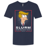 T-Shirts Midnight Navy / X-Small Donald J Fry Elect Men's Premium V-Neck