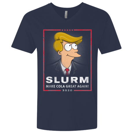 T-Shirts Midnight Navy / X-Small Donald J Fry Elect Men's Premium V-Neck