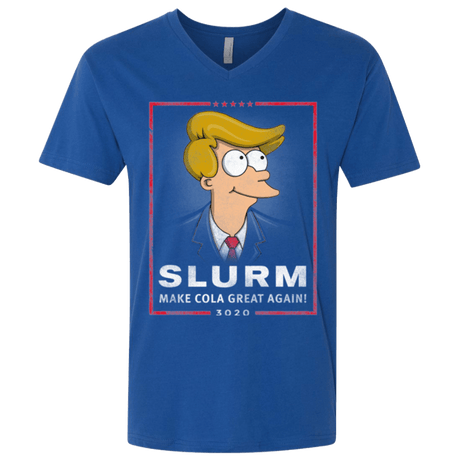 T-Shirts Royal / X-Small Donald J Fry Elect Men's Premium V-Neck