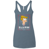 T-Shirts Indigo / X-Small Donald J Fry Elect Women's Triblend Racerback Tank