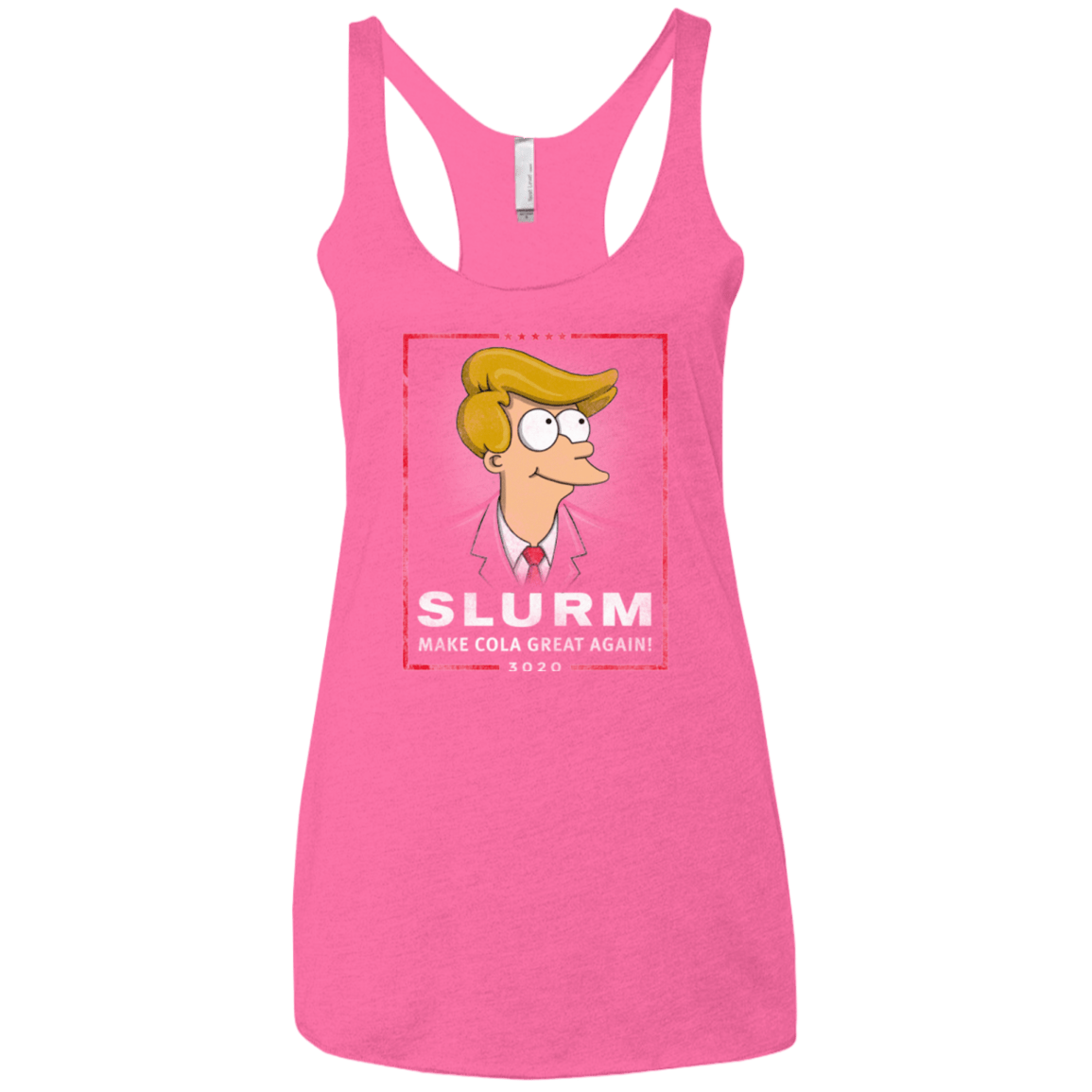 T-Shirts Vintage Pink / X-Small Donald J Fry Elect Women's Triblend Racerback Tank