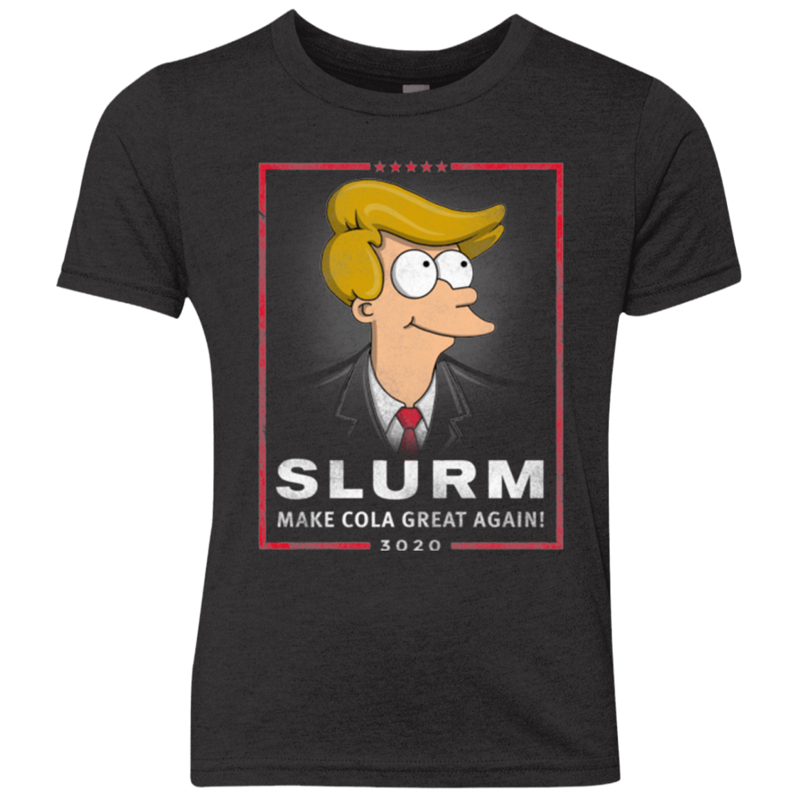 T-Shirts Vintage Black / YXS Donald J Fry Elect Youth Triblend T-Shirt