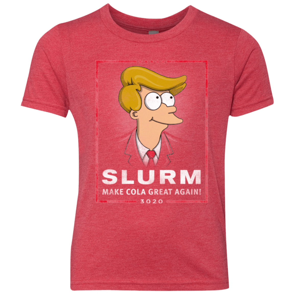 T-Shirts Vintage Red / YXS Donald J Fry Elect Youth Triblend T-Shirt
