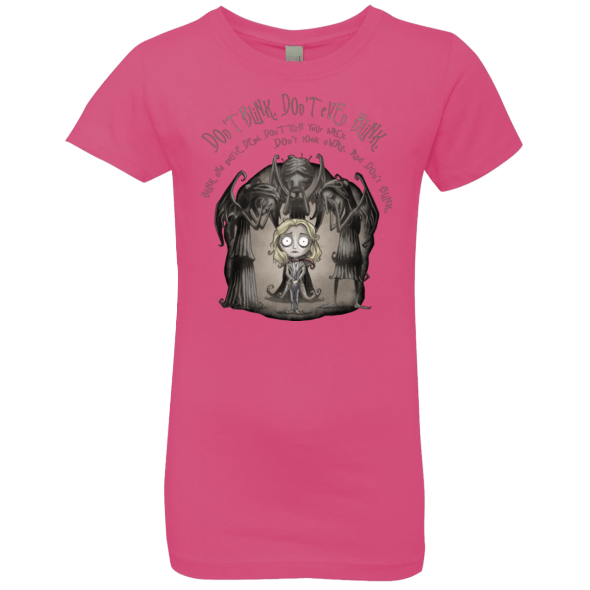 T-Shirts Hot Pink / YXS Dont Blink Girls Premium T-Shirt
