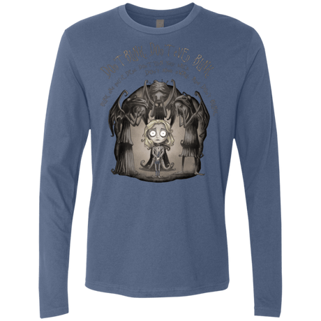 T-Shirts Indigo / Small Dont Blink Men's Premium Long Sleeve