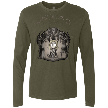 T-Shirts Military Green / Small Dont Blink Men's Premium Long Sleeve