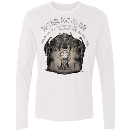 T-Shirts White / Small Dont Blink Men's Premium Long Sleeve