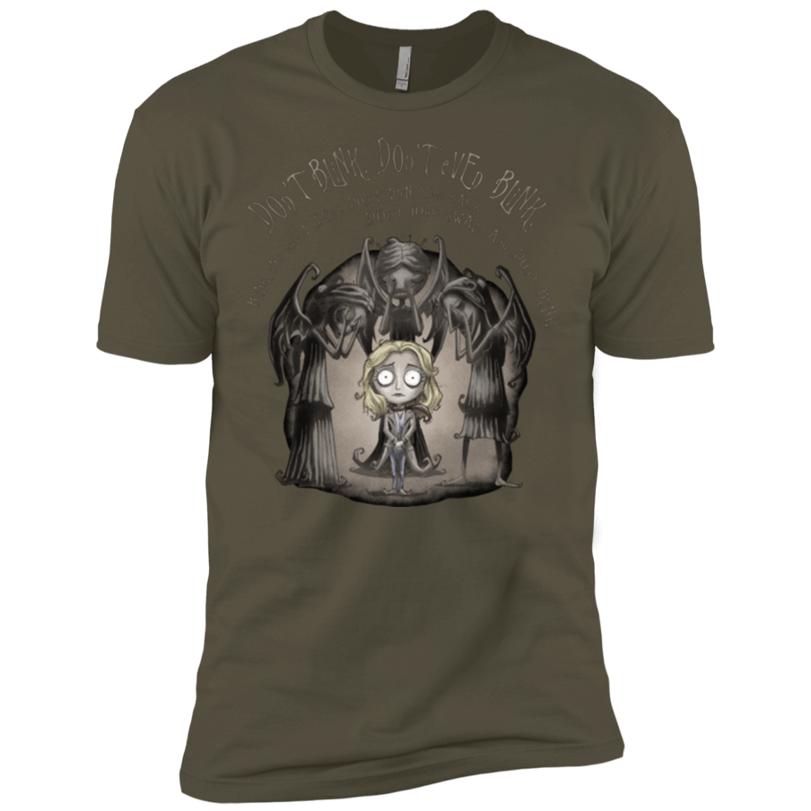 T-Shirts Military Green / X-Small Dont Blink Men's Premium T-Shirt