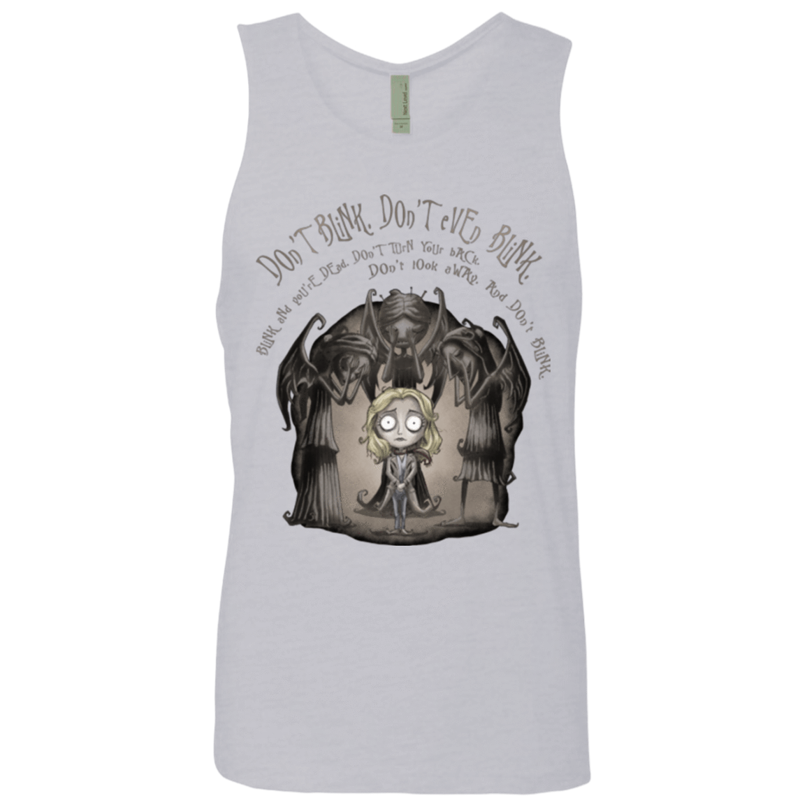 T-Shirts Heather Grey / Small Dont Blink Men's Premium Tank Top