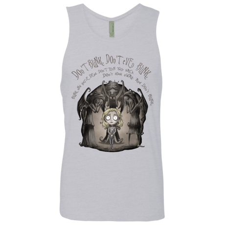 T-Shirts Heather Grey / Small Dont Blink Men's Premium Tank Top