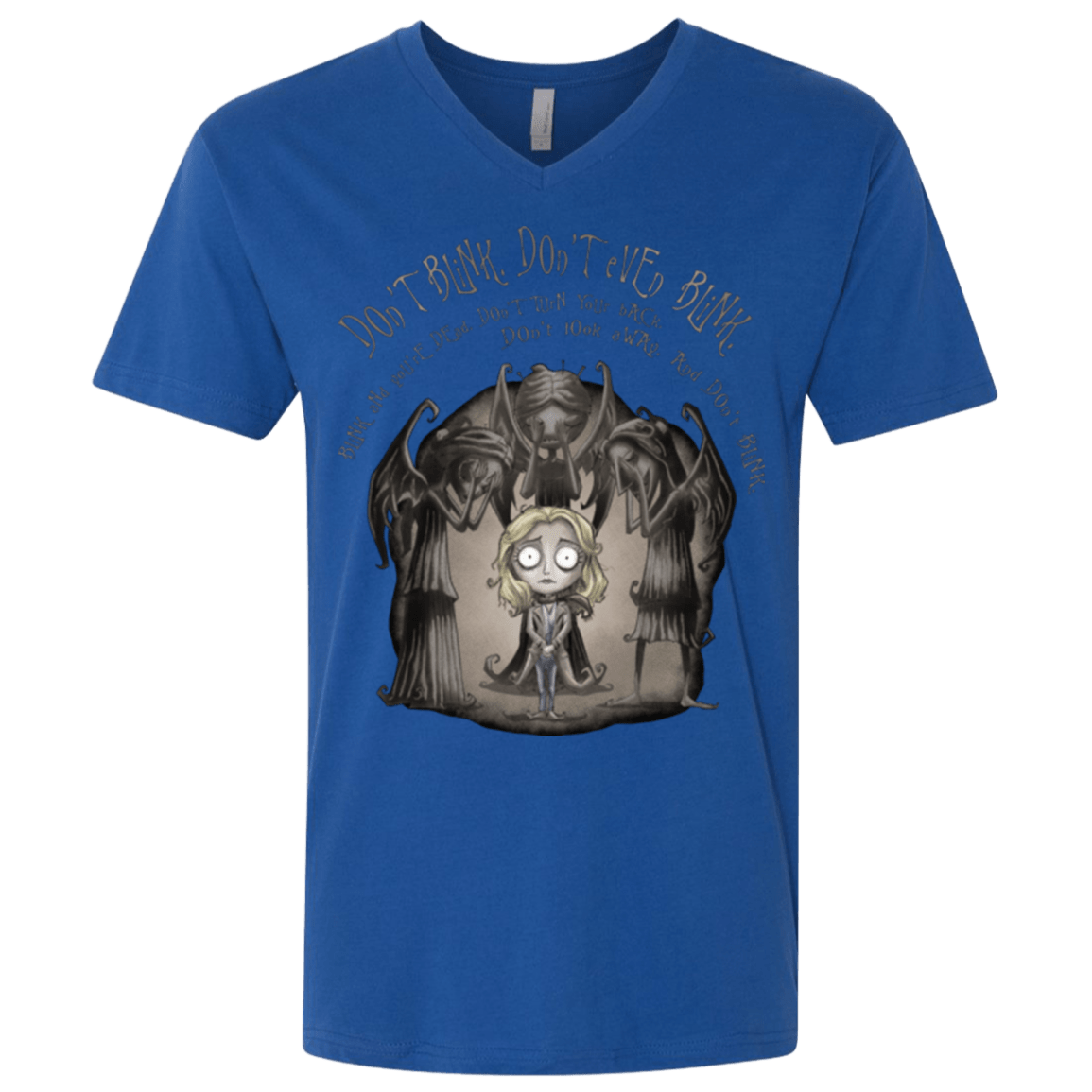 T-Shirts Royal / X-Small Dont Blink Men's Premium V-Neck