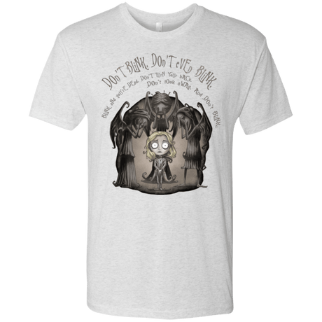 T-Shirts Heather White / Small Dont Blink Men's Triblend T-Shirt
