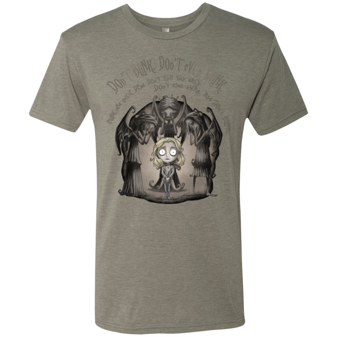 T-Shirts Venetian Grey / Small Dont Blink Men's Triblend T-Shirt