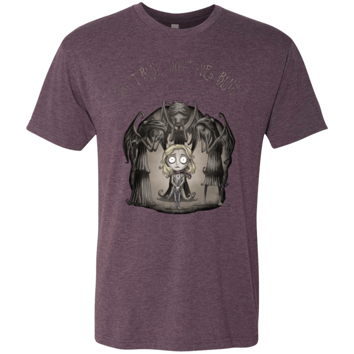 T-Shirts Vintage Purple / Small Dont Blink Men's Triblend T-Shirt